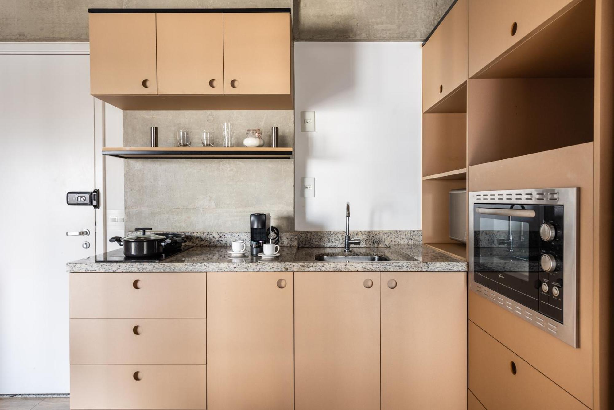 83 New Studio Next Paulista Av, Fast Wifi And Balcony サンパウロ エクステリア 写真